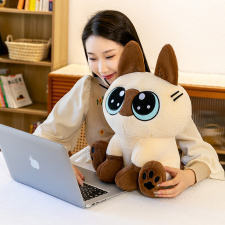 天乐毛绒玩具 暹罗猫