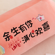 天乐毛绒玩具 炫彩天使趴兔