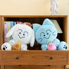 酷绒玩具 守护天使便便狗便便猫