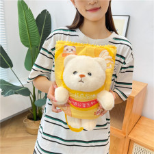 薯片小熊汉堡小熊-零食袋薯片安抚生日可爱,艾乐优网供 薯片小熊汉堡小熊-零食袋薯片安抚生日可爱,艾乐优网供