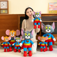 巧布玩具 汤姆猫和老鼠杰瑞