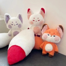 大尾巴狐狸系列,佐佐威毛绒玩具 大尾巴狐狸系列,佐佐威毛绒玩具