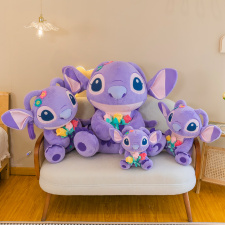 巧布玩具网供 抱花史迪迪