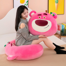 巧布玩具网供 草熊熊靠枕