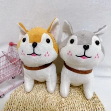 围脖狗,菲乐毛绒玩具 围脖狗,菲乐毛绒玩具