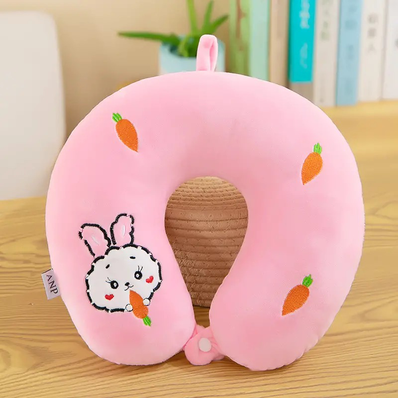 粉色颈枕，龙华毛绒玩具