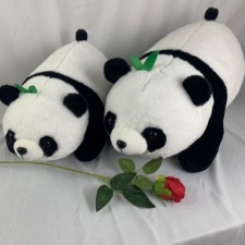 青草熊猫,三人行毛绒玩具 青草熊猫,三人行毛绒玩具