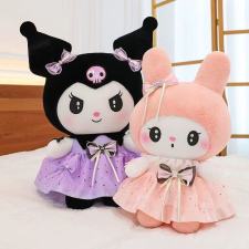 公主裙库洛洛美乐乐,依彤毛绒玩具 公主裙库洛洛美乐乐,依彤毛绒玩具