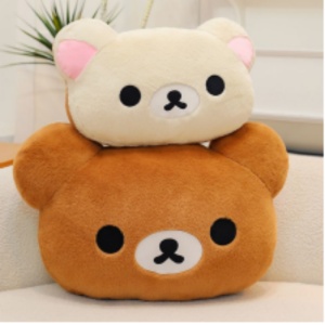 双面轻松熊抱枕