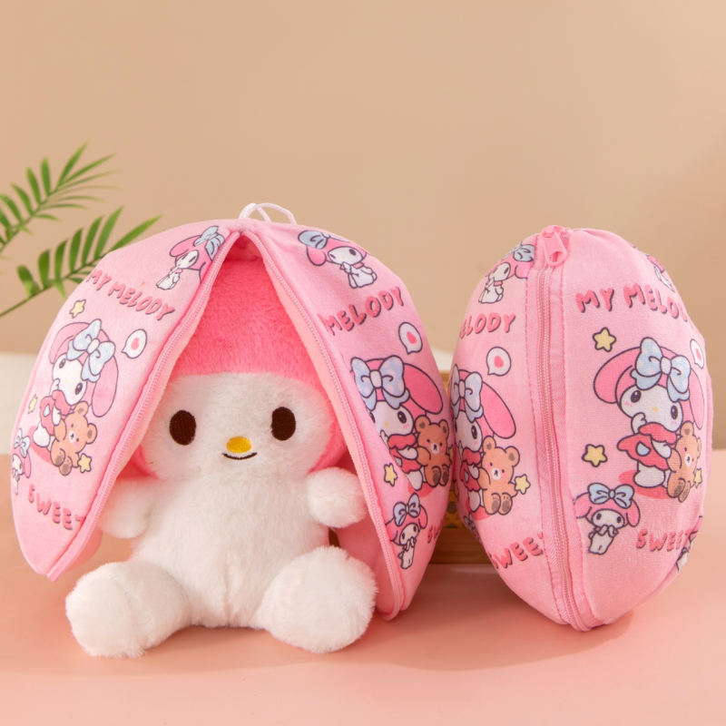 拉链美乐蒂（十个起售），泽弘毛绒玩具