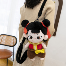 哪吒双肩包,绰吕毛绒卡通包 哪吒双肩包,绰吕毛绒卡通包