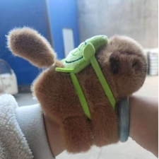 摇尾卡皮巴拉手环(十个起售),嘉奕毛绒玩具 摇尾卡皮巴拉手环(十个起售),嘉奕毛绒玩具