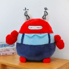 蟹堡王老板抠门的蟹老板抓机专供到手十个,保定白沟新城卓远毛绒玩具加工厂 蟹堡王老板抠门的蟹老板抓机专供到手十个,保定白沟新城卓远毛绒玩具加工厂