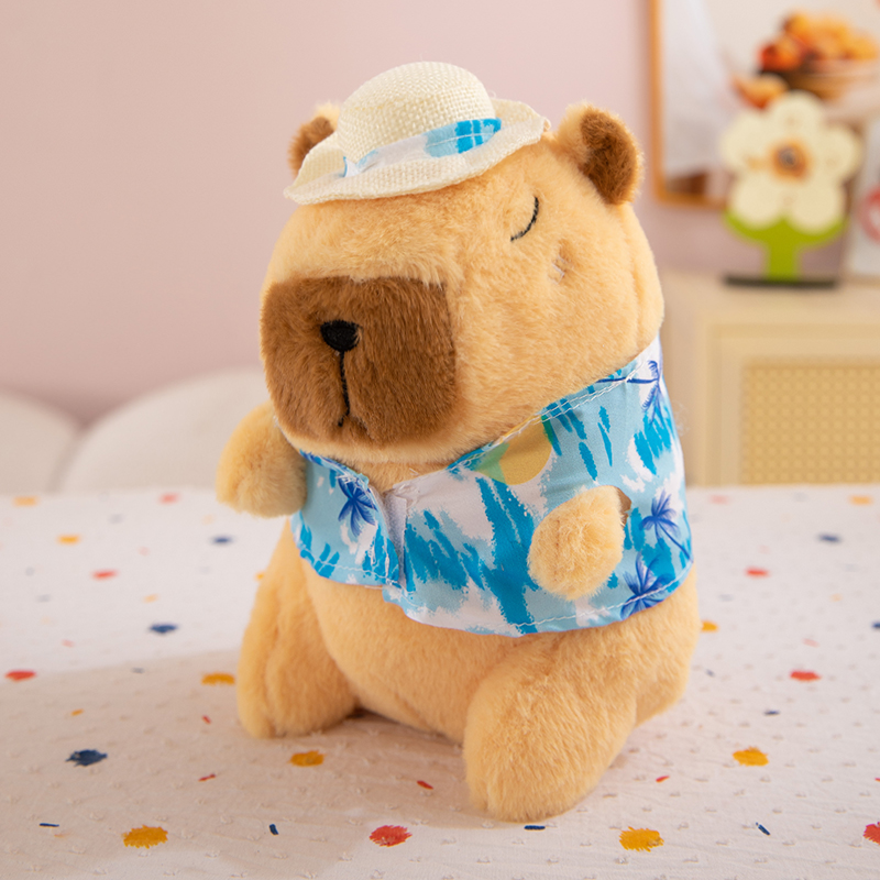 藍(lán)色夏日水豚夏天卡皮巴拉，米諾網(wǎng)供