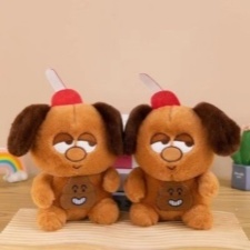 奋斗狗可爱精品八寸毛绒玩具玩偶娃娃机公仔(整袋起售,童乐天毛绒玩具厂 奋斗狗可爱精品八寸毛绒玩具玩偶娃娃机公仔(整袋起售,童乐天毛绒玩具厂