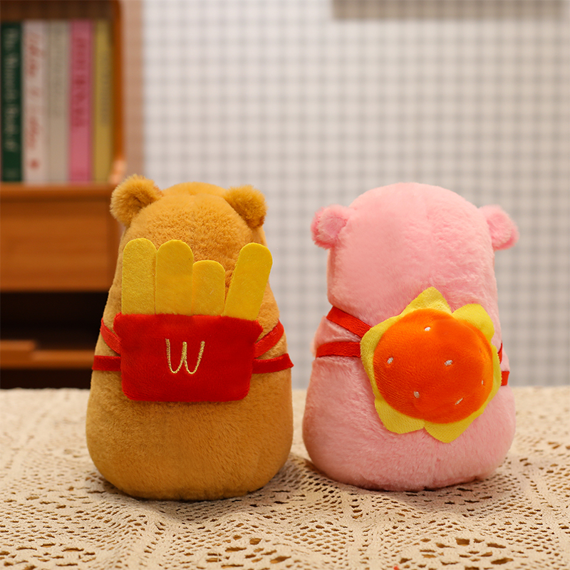 背小漢堡小薯條水豚