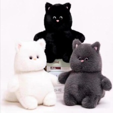 三色坐猫爆款精品绒绒小猫玩具超萌玩偶可爱时尚萌宠玩具,乐雯毛绒玩具 三色坐猫爆款精品绒绒小猫玩具超萌玩偶可爱时尚萌宠玩具,乐雯毛绒玩具