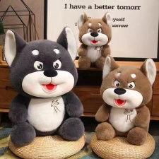 哈士奇精品毛绒玩具可爱爆款时尚毛绒公仔玩偶女生礼物 整款下架