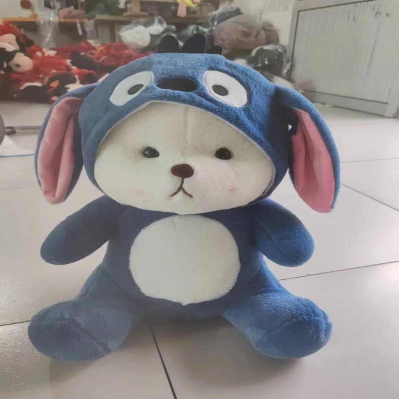 莉莉熊变身史迪迪可爱爆款毛绒玩具精品卡通公仔玩偶，乐雯毛绒玩具