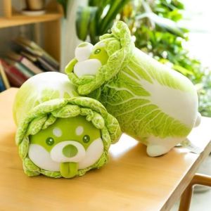 抱抱菜狗公仔毛绒玩具白菜狗布娃娃玩偶生日礼物女生可爱玩偶抱枕