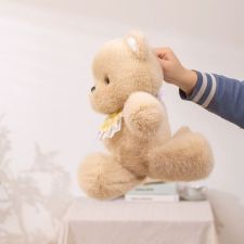 超萌爆款会跑步小熊泡泡玩偶毛绒玩具女生生日礼物玩偶爆款