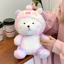 变身小熊双背,理想毛绒玩具包 变身小熊双背,理想毛绒玩具包