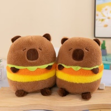 汉堡水豚可爱爆款卡皮巴拉精品毛绒玩具时尚娃娃机公仔玩偶,昆山毛绒玩具 汉堡水豚可爱爆款卡皮巴拉精品毛绒玩具时尚娃娃机公仔玩偶,昆山毛绒玩具