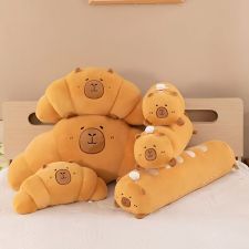 牛角包水豚法棍水豚,建平毛绒玩具 牛角包水豚法棍水豚,建平毛绒玩具