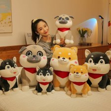 沙皮狗秋田狗哈士奇,建平毛绒玩具 沙皮狗秋田狗哈士奇,建平毛绒玩具
