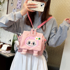 拉布布帆布双肩包女士小双肩包,小萝莉网供 拉布布帆布双肩包女士小双肩包,小萝莉网供