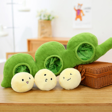 表情豌豆抱枕