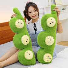表情豌豆抱枕