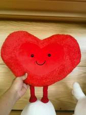 桃心抱枕爱心抱枕,峰岚毛绒玩具厂 桃心抱枕爱心抱枕,峰岚毛绒玩具厂