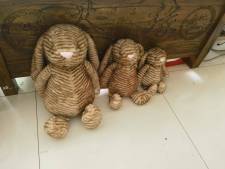 条纹染尖邦尼兔,峰岚毛绒玩具厂 条纹染尖邦尼兔,峰岚毛绒玩具厂