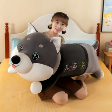 哈士奇抱枕