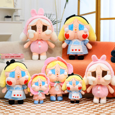 哭娃新款变身毛绒公仔挂件嘟嘟女孩丑娃抱枕娃毛绒玩具娃娃玩偶