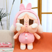 哭娃新款变身毛绒公仔挂件嘟嘟女孩丑娃抱枕娃毛绒玩具娃娃玩偶