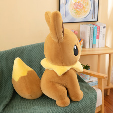 跨境毛绒玩具伊布玩偶抱枕儿童公仔宠物精灵宝可梦布娃娃睡觉礼物