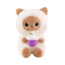 多爱暹罗猫咪趴款公仔毛绒玩具儿童安抚玩偶生日礼物网红爆款超柔