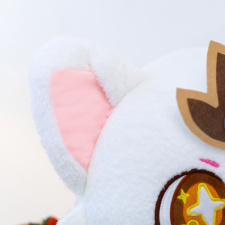 璃花猫动物玩偶可爱送礼物生日床上摆件