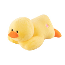 跨境新款小黄鸭毛绒玩具可爱安抚趴趴鸭公仔娃娃机兑换礼品
