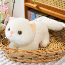 仿真趴貓毛絨玩具