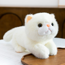 仿真趴貓毛絨玩具