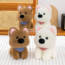 西高地小狗毛絨玩具歐貂絨