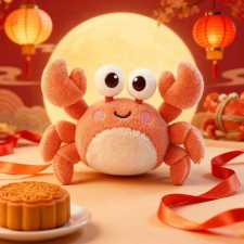 正版仿真螃蟹毛绒玩具大闸蟹玩偶公仔,卓爱玩具 正版仿真螃蟹毛绒玩具大闸蟹玩偶公仔,卓爱玩具