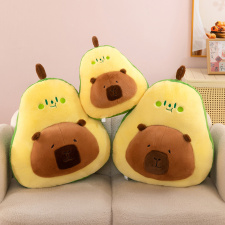 豚豚崽牛油果网红款毛绒玩具布娃娃儿童睡觉抱枕靠枕送女生日礼物,创奇网供 豚豚崽牛油果网红款毛绒玩具布娃娃儿童睡觉抱枕靠枕送女生日礼物,创奇网供