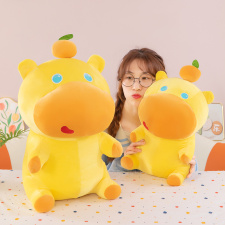 坐姿水豚噜噜网红款毛绒玩具布娃娃儿童睡觉抱枕靠枕送女生礼物,创奇网供 坐姿水豚噜噜网红款毛绒玩具布娃娃儿童睡觉抱枕靠枕送女生礼物,创奇网供