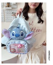 中性天使翅膀史迪仔双肩包,小萝莉网供 中性天使翅膀史迪仔双肩包,小萝莉网供