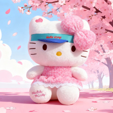 跨境新款豹纹复古KT猫毛绒玩具库洛米玩偶公仔美乐蒂送女生礼物,皮皮乐园毛绒玩具 跨境新款豹纹复古KT猫毛绒玩具库洛米玩偶公仔美乐蒂送女生礼物,皮皮乐园毛绒玩具