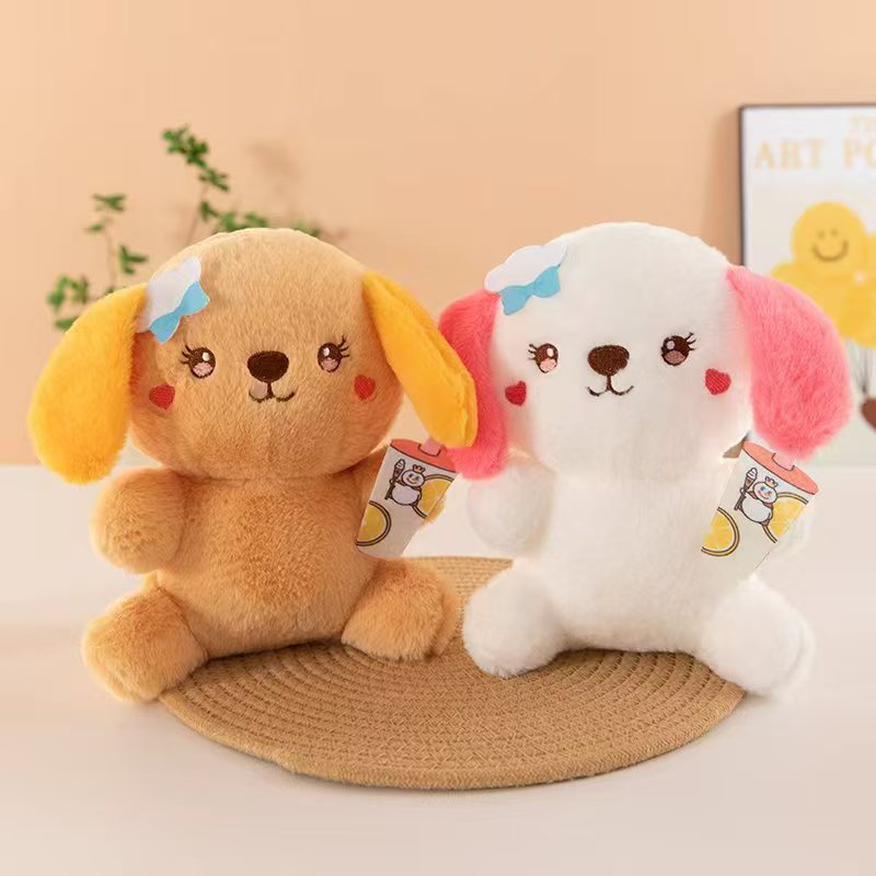 兔绒卡通形象男女通用5岁PP棉，涵硕毛绒玩具